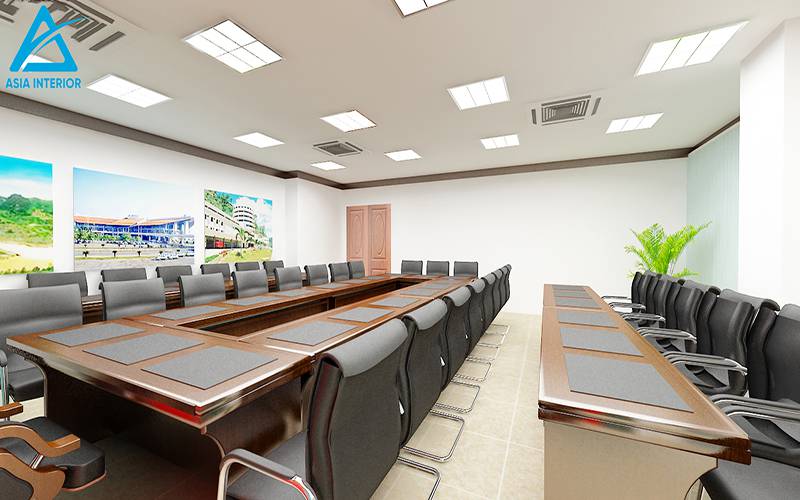 Thiết kế nội thất phòng họp - Công ty Sông Đà 6